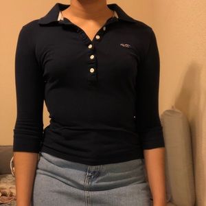 Hollister Mid-Sleeve Polo